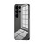 Samsung Galaxy S26 Ultra 5G Transparent Plating Fine Hole Phone Case - Black