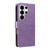 Samsung Galaxy S26 Ultra 5G Tree & Cat Embossed Pattern Flip Leather Phone Case - Light Purple
