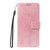 Samsung Galaxy S26 Ultra 5G Tree & Cat Embossed Pattern Flip Leather Phone Case - Rose Gold