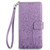 Samsung Galaxy S26 Ultra 5G Tree & Deer Embossed Leather Phone Case - Purple