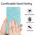 Samsung Galaxy S26 Ultra 5G Tree Cat Embossed Flip Vegan Leather Phone Case - Light Green