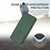 Samsung Galaxy S26 Ultra 5G Tulips Butterfly Pattern Magnetic Vegan Leather Phone Case - Dark Green