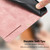Samsung Galaxy S26 Ultra 5G Tulips Embossed Leather Phone Case with Lanyard - Pink