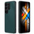 Samsung Galaxy S26 Ultra 5G Ultra-thin Plain Skin Leather Phone Case - Green