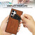Samsung Galaxy S26 Ultra 5G Ultra-thin Shockproof Phone Protective Case with Holder - Brown
