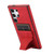 Samsung Galaxy S26 Ultra 5G Ultra-thin Shockproof Phone Protective Case with Holder - Red
