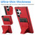 Samsung Galaxy S26 Ultra 5G Ultra-thin Shockproof Phone Protective Case with Holder - Red