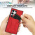 Samsung Galaxy S26 Ultra 5G Ultra-thin Shockproof Phone Protective Case with Holder - Red