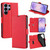 Samsung Galaxy S26 Ultra 5G Ultra-thin Voltage Side Buckle Horizontal Flip Leather Phone Case - Red