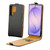 Samsung Galaxy S26 Ultra 5G Vertical Flip Leather Case with Card Slot - Black