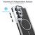Samsung Galaxy S26 Ultra 5G Vibrant Dual-color TPU + Acrylic Magnetic Phone Case - Black