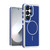 Samsung Galaxy S26 Ultra 5G Vibrant Dual-color TPU + Acrylic Magnetic Phone Case - Blue