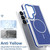 Samsung Galaxy S26 Ultra 5G Vibrant Dual-color TPU + Acrylic Magnetic Phone Case - Blue