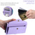 Samsung Galaxy S26 Ultra 5G Wallet Multi-card Slot Leather Phone Case with Lanyard - Purple