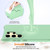 Samsung Galaxy S26 Ultra 5G Wave Texture MagSafe Magnetic Liquid Silicone Phone Case - Green