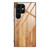Samsung Galaxy S26 Ultra 5G Wood Grain Glass Phone Case - Yellow