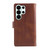 Samsung Galaxy S26 Ultra 5G Wristband Card Slot Leather Phone Case - Coffee