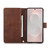Samsung Galaxy S26 Ultra 5G Wristband Card Slot Leather Phone Case - Coffee