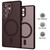 Samsung Galaxy S26 Ultra 5G XDcase Skin Feel Magnetic Frosted Phone Case with Lens Film - Brown