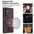 Samsung Galaxy S26 Ultra 5G XDcase Skin Feel Magnetic Frosted Phone Case with Lens Film - Brown