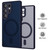 Samsung Galaxy S26 Ultra 5G XDcase Skin Feel Magnetic Frosted Phone Case with Lens Film - Dark Blue