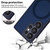 Samsung Galaxy S26 Ultra 5G XDcase Skin Feel Magnetic Frosted Phone Case with Lens Film - Dark Blue