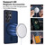 Samsung Galaxy S26 Ultra 5G XDcase Skin Feel Magnetic Frosted Phone Case with Lens Film - Dark Blue
