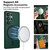 Samsung Galaxy S26 Ultra 5G XDcase Skin Feel Magnetic Frosted Phone Case with Lens Film - Green