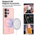 Samsung Galaxy S26 Ultra 5G XDcase Skin Feel Magnetic Frosted Phone Case with Lens Film - Pink