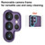 Samsung Galaxy S26 Ultra 5G XDcase Skin Feel Magnetic Frosted Phone Case with Lens Film - Purple