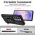 Samsung Galaxy S26 Ultra 5G XDcase Sliding Camshield Ring Holder Magnetic Phone Case - Black