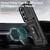 Samsung Galaxy S26 Ultra 5G XDcase Sliding Camshield Ring Holder Magnetic Phone Case - Black