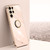 Samsung Galaxy S26 Ultra 5G XINLI Straight Edge 6D Electroplate TPU Phone Case with Ring Holder - Pink