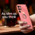 Samsung Galaxy S26 Ultra 5G XINLI Straight Edge 6D Electroplate TPU Phone Case with Ring Holder - Pink