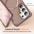 Samsung Galaxy S26 Ultra 5G Yingcai Gears MagSafe Holder Shockproof Phone Case - Brown