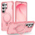 Samsung Galaxy S26 Ultra 5G Yingcai Gears MagSafe Holder Shockproof Phone Case - Pink