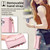 Samsung Galaxy S26 Ultra 5G Zipper Wallet Side Buckle Crossbody Lanyard Leather Phone Case - Rose Gold