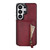 Samsung Galaxy S26 Ultra 5G Zipper Wallet Split MagSafe Leather Back Phone Case - Red