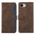 iPhone 16e / 17e ABEEL Color Block Magnetic RFID Leather Phone Case - Brown-Blue