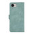 iPhone 16e / 17e ABEEL Frosted Magnetic RFID Leather Phone Case - Cyan
