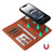 iPhone 16e / 17e BETOPNICE BN-005 2 in 1 Detachable Imitate Genuine Leather Phone Case - Brown