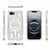 iPhone 16e / 17e BIBERCAS Transparent Color Series MagSafe Air Bag Shockproof Phone Case - White