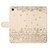 iPhone 16e / 17e Cat Embossing Pattern Leather Phone Case with Lanyard - Beige