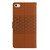iPhone 16e / 17e Diamond Embossed Skin Feel Leather Phone Case - Brown