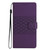 iPhone 16e / 17e Diamond Embossed Skin Feel Leather Phone Case - Purple