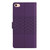 iPhone 16e / 17e Diamond Embossed Skin Feel Leather Phone Case - Purple