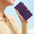 iPhone 16e / 17e Diamond Embossed Skin Feel Leather Phone Case - Purple