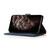 iPhone 16e / 17e Dual-color Stitching Leather Phone Case - Red Blue