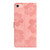 iPhone 16e / 17e Flower Embossing Pattern Leather Phone Case - Pink