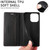 iPhone 16e / 17e GQUTROBE G01 RFID Anti-theft Leather Phone Case - Black